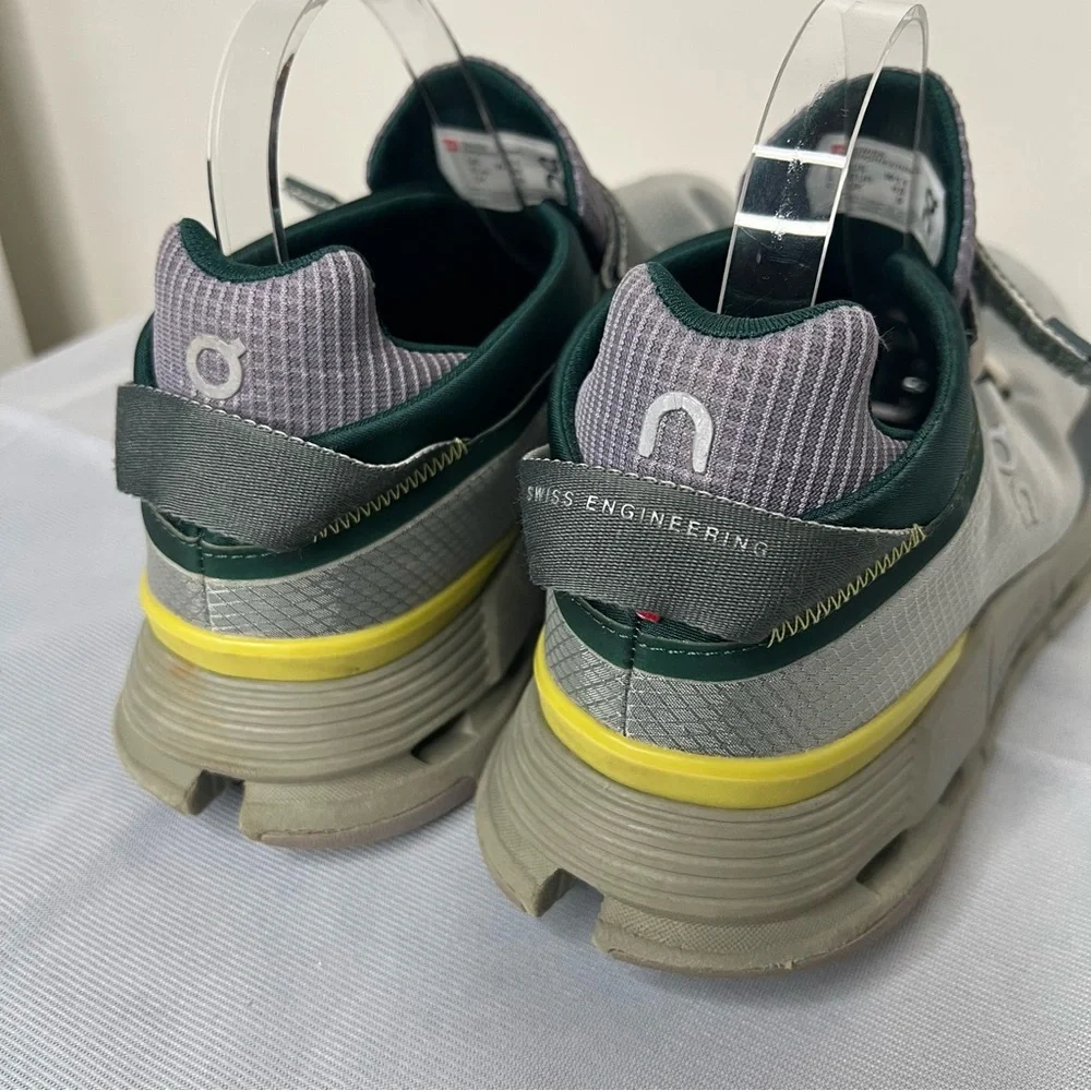 On Cloud Women’s Size 11 Tennis Shoes Cloud Nova Wrap Grey Lavender Sneaker Gym - Picture 7 of 11